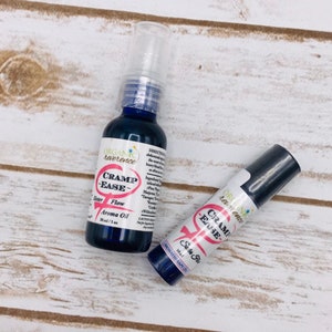 Krampgemak | Verlichting van menstruatiekrampen | Etherische oliemengsel | Aromatherapie-olie | Menstruatiekrampen, zware menstruatie, stolling, scherpe menstruatiekrampen