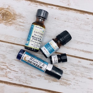 Essential Oils for Allergies | React & Counter | Organic Essential Oil Blend | Teens - Adults | Food Reactions | Air Born Allergies