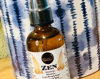 Zen Essential Oil Blend |  Meditation•Retrograde•Relaxation•Peace•Tranquility•Grounding•Amethyst Crystals•Angelic Infusion-Aura Protection
