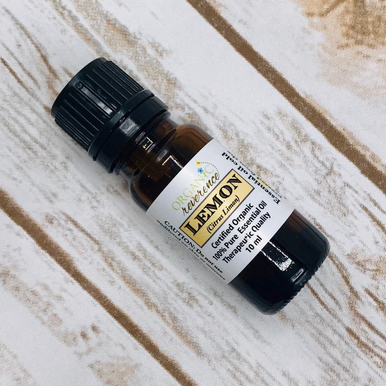 Lemon Organic Essential Oil Certified Organic GC/MS Purity Etsy