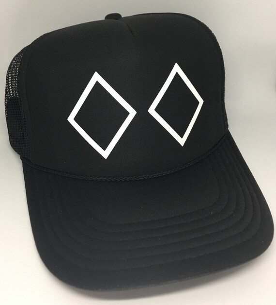 Double Black Diamond Trucker Hat - Etsy