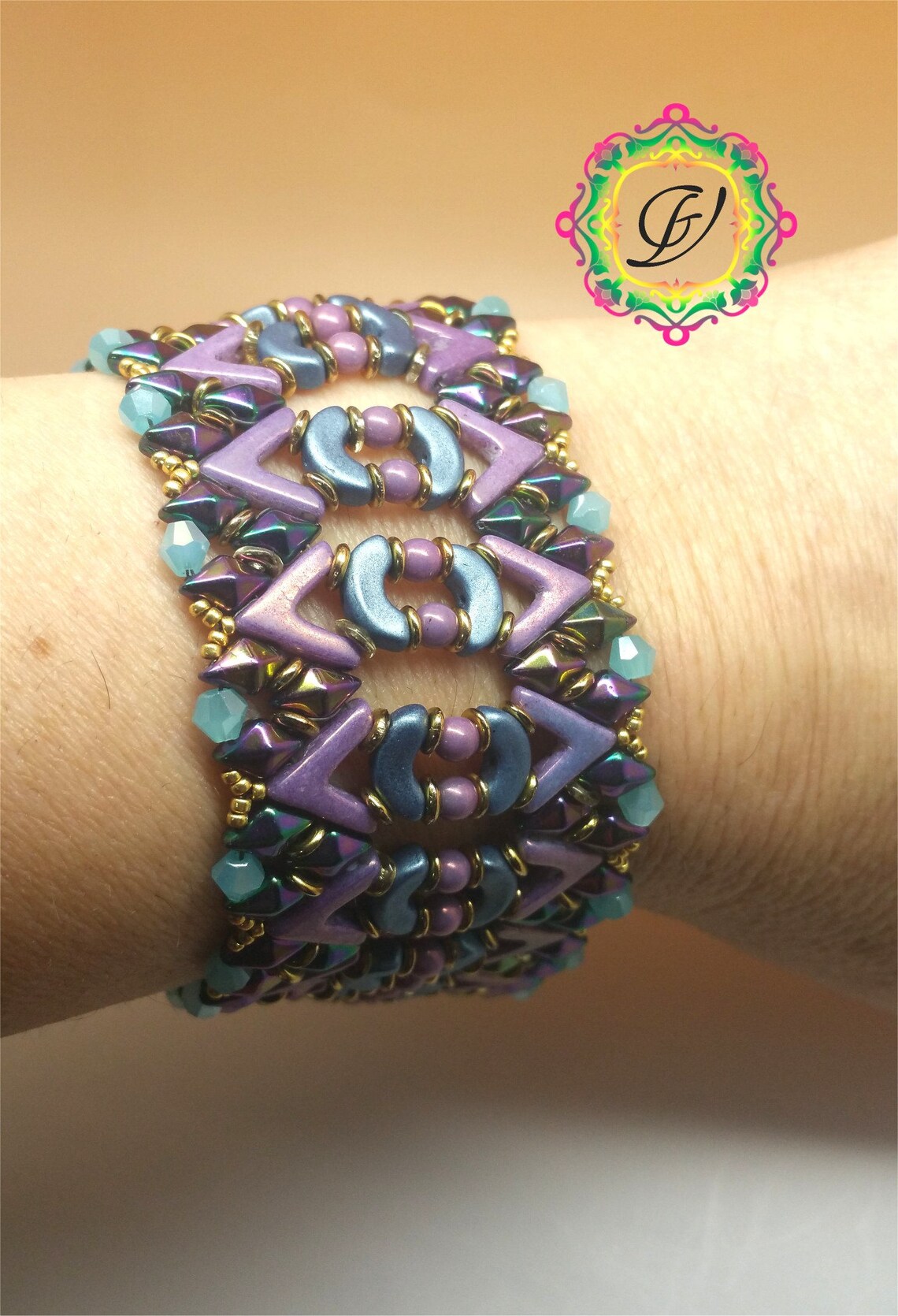 Tutorial to Create the Carnival Bracelet With Ava Arcos Etsy