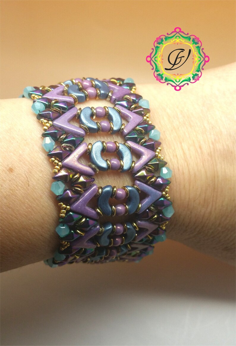 Tutorial to Create the Carnival Bracelet With Ava, Arcos, Diamond Duo