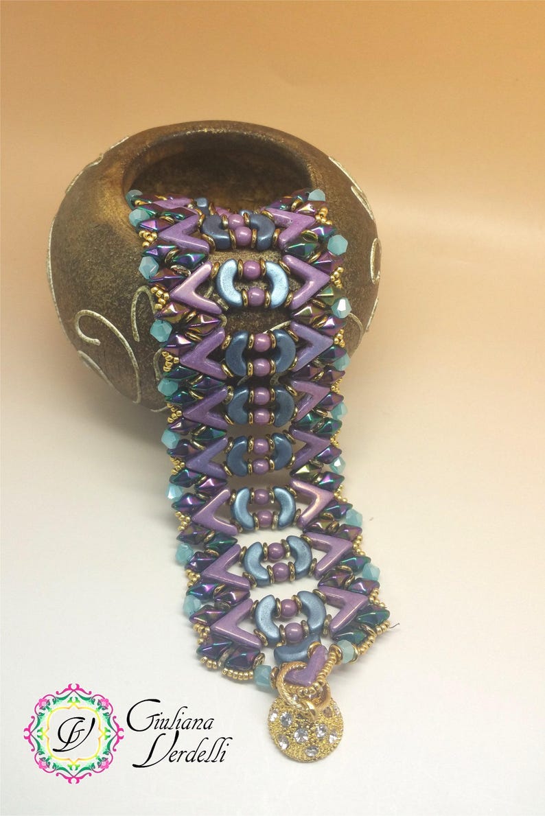 Tutorial to Create the Carnival Bracelet With Ava, Arcos, Diamond Duo