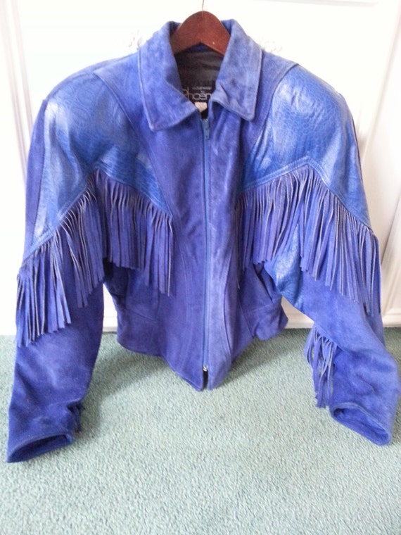 cobalt blue fringe tailored blazer dress