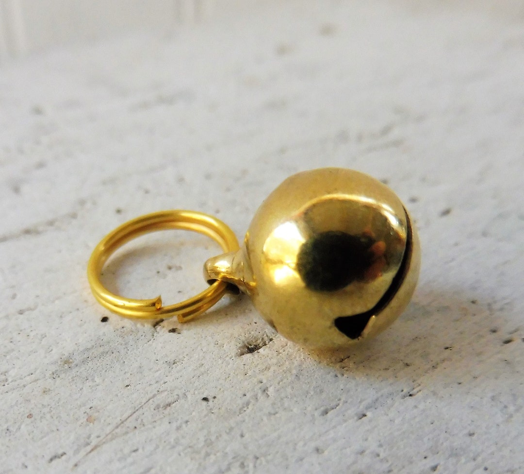 Cat Bell, Cat Collar Bell, Pet Collar Bell, Brass Bell, Cat Gift, Cat