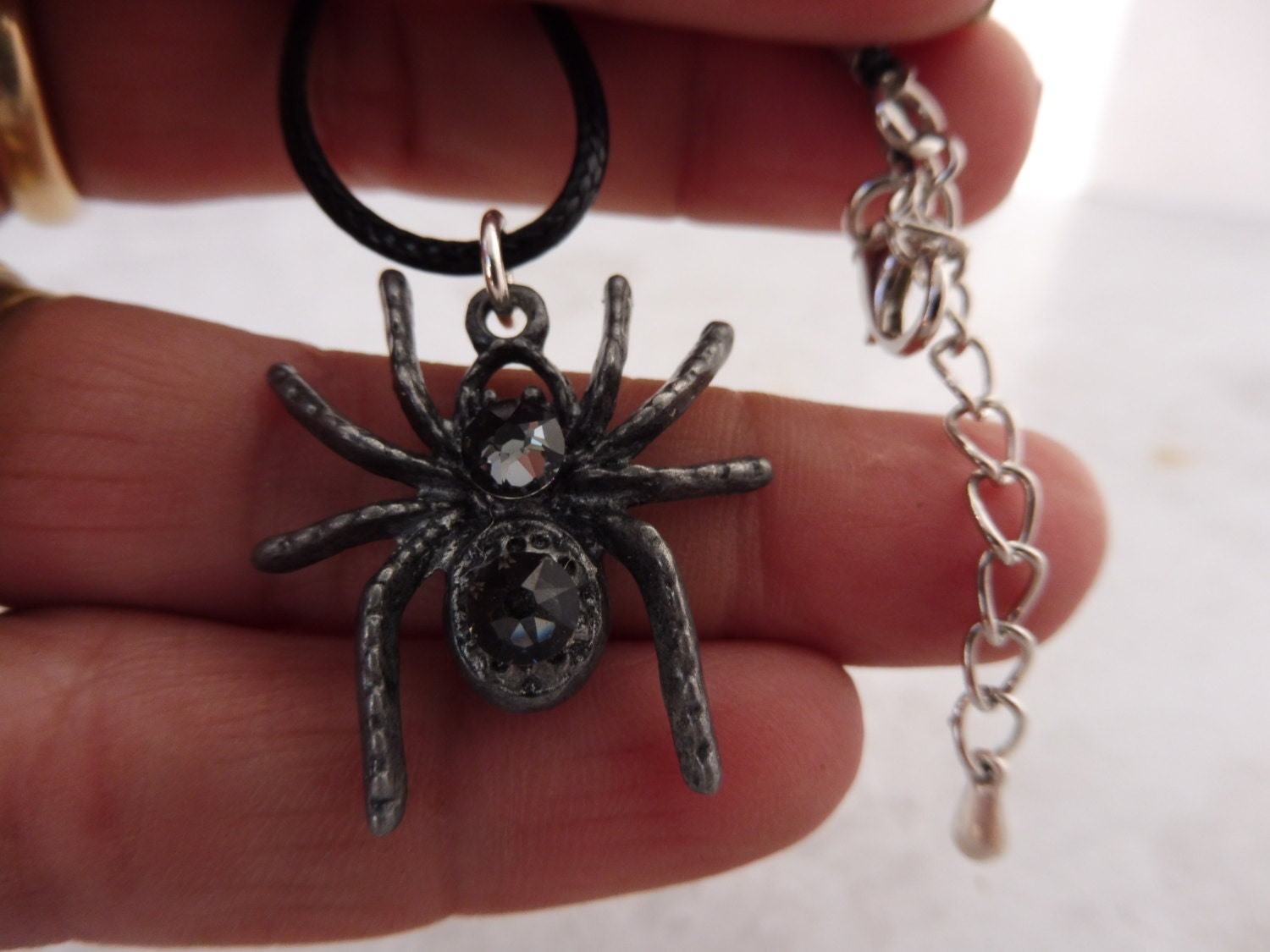 Swarovski spider shop necklace