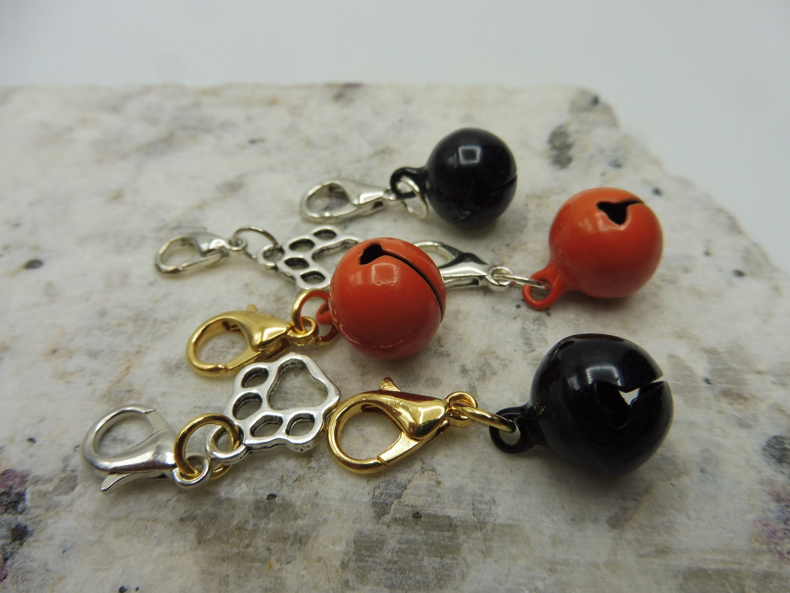 Cat Bells Cat Bell Gift Set Kitten Bells Halloween Bells Etsy