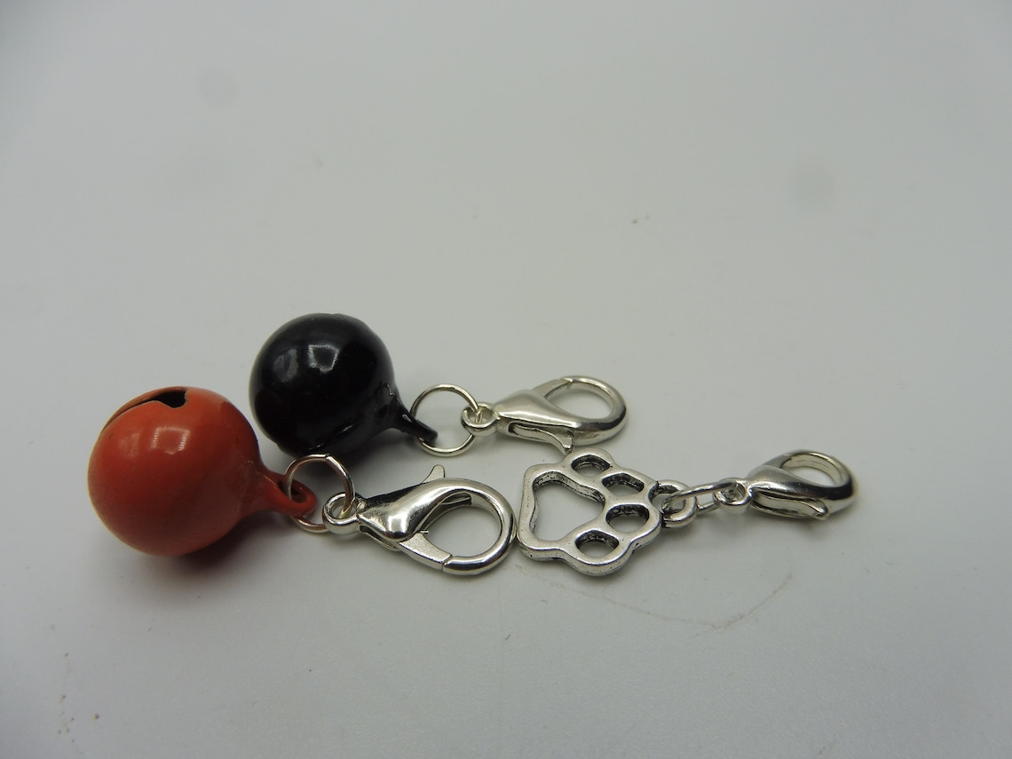 Cat Bells Cat Bell Gift Set Kitten Bells Halloween Bells Etsy