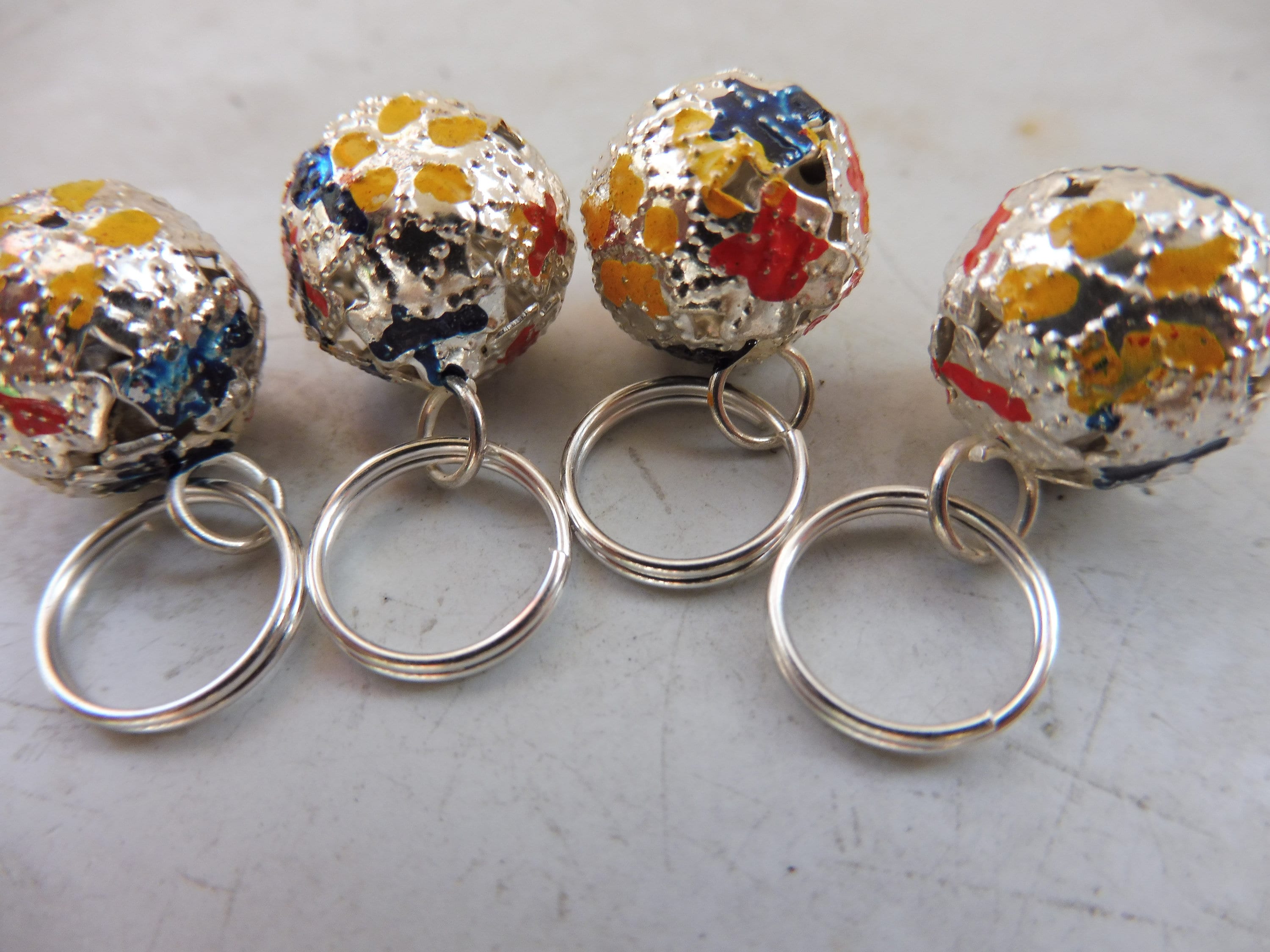 Cat Collar Bells Silver Cat Collar Bells Fancy Cat Collar Etsy