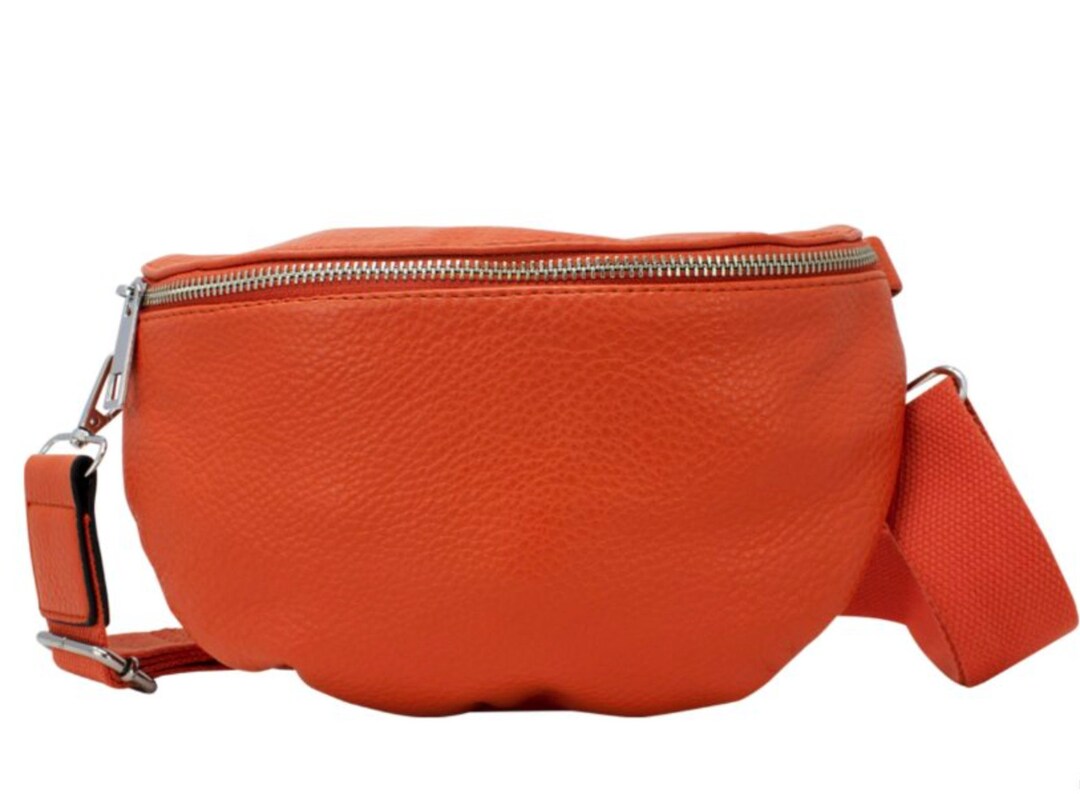 Orange Cross Body Bag Vegan Etsy UK