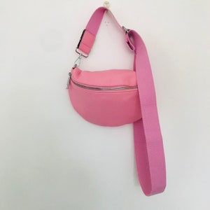 Cross Body Bag in Pink/ White/Black/Vegan leather/ Christmas gift for her|Black Friday Sale