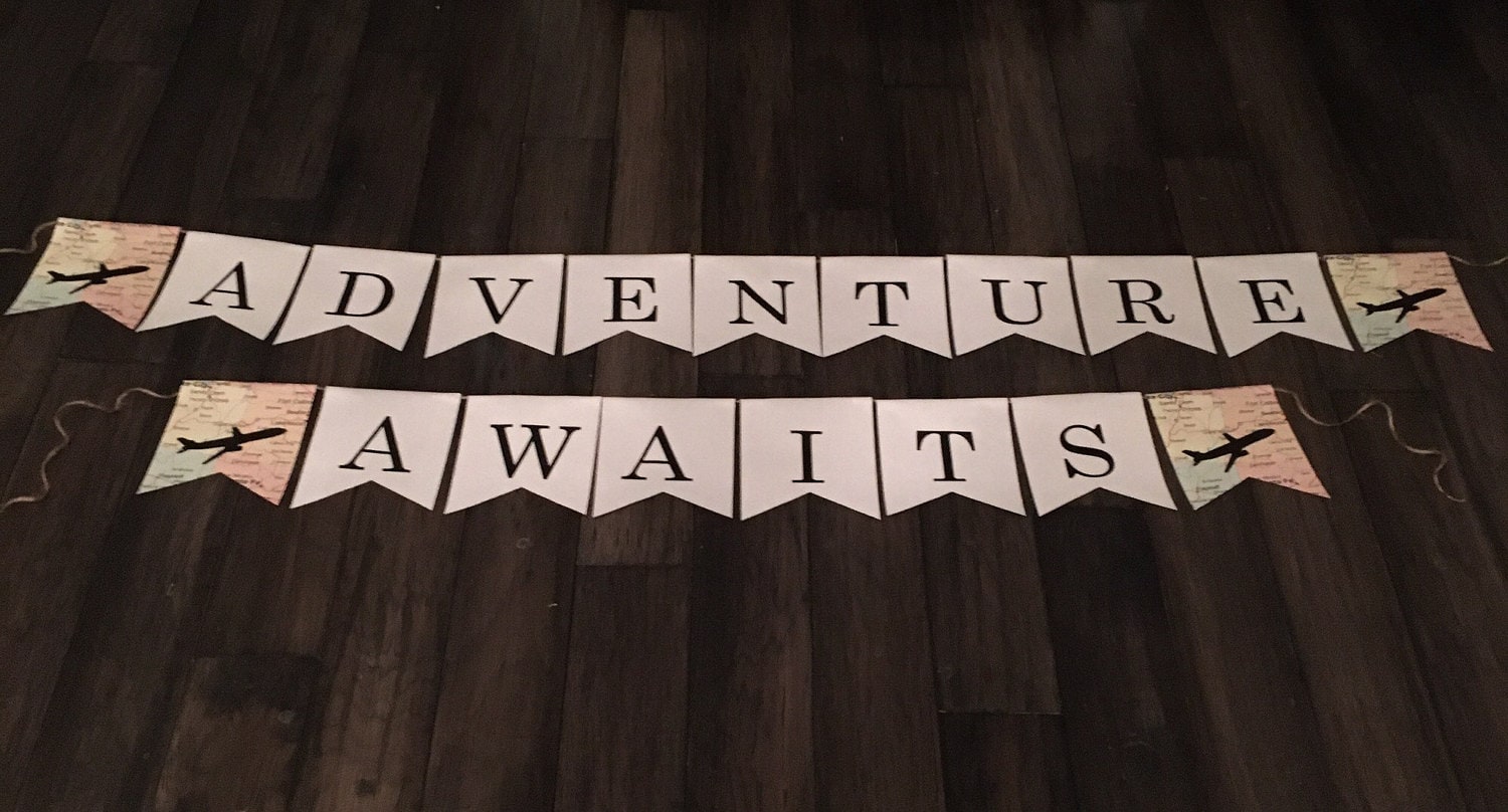 Adventure Awaits Banner Adventure Awaits Adventure Banner | Etsy