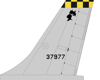 KC-135 tanker aircraft tail panel 19 ARG