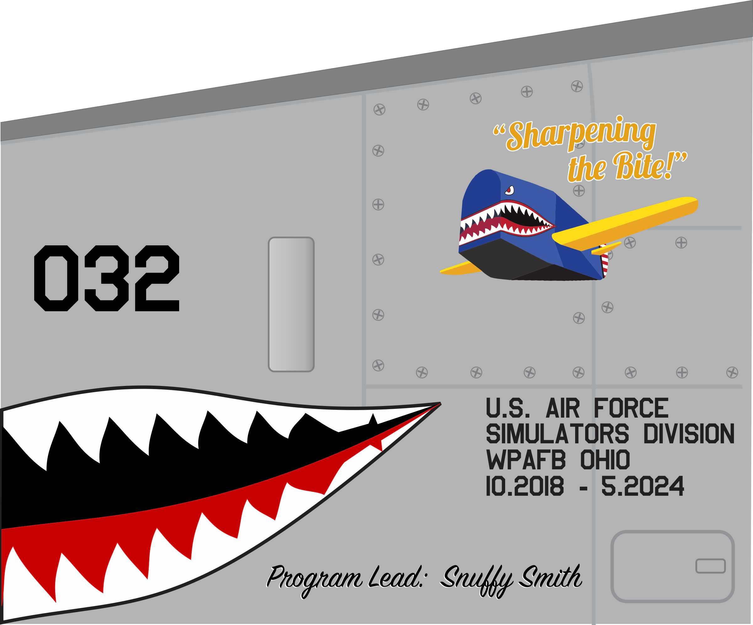 A-10 Warthog Aircraft Nose Art Panel WPAFB Sim - Etsy