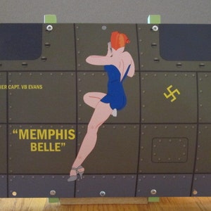 B-17 Memphis Belle Aircraft Nose Art panel WWII