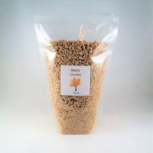 Maple Chunks - Ganz natürlicher Zucker & Süßstoff - Nur mit reinem Ahornsirup hergestellt