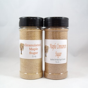 Zimtzucker & Ahornzucker (je 150 ml)