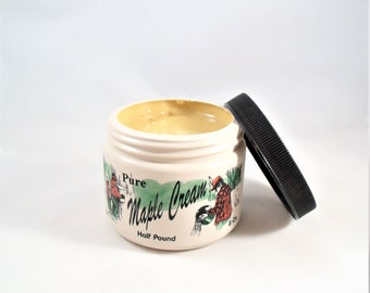 Maple Cream, 1/2 Lb. - Creamy Maple Spread - Maple Butter - Made only with Pure Maple Syrup