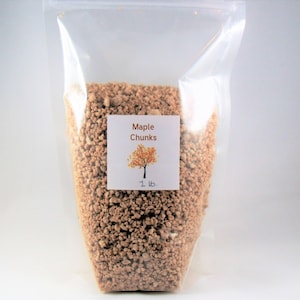 Maple Chunks, 5 Kilo. - Natürlicher Süßstoff & Zuckeralternative - Nur mit reinem Ahornsirup hergestellt