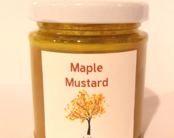 Maple Mustard, 6 oz. - Made with Pure Maple Syrup