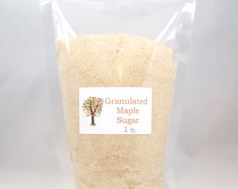 Granulated Maple Sugar, 5 Lbs. - Natural Sugar & Sweetener Alternative - Made only with Pure Maple Syrup