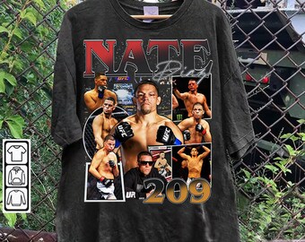 Vintage 90s Graphic Style Nate Diaz T-Shirt - Nate Diaz Vintage Sweatshirt - Mixed Martial Artist Tee For Man and Woman Unisex t-Shirt