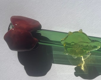 A Red Rose chillum