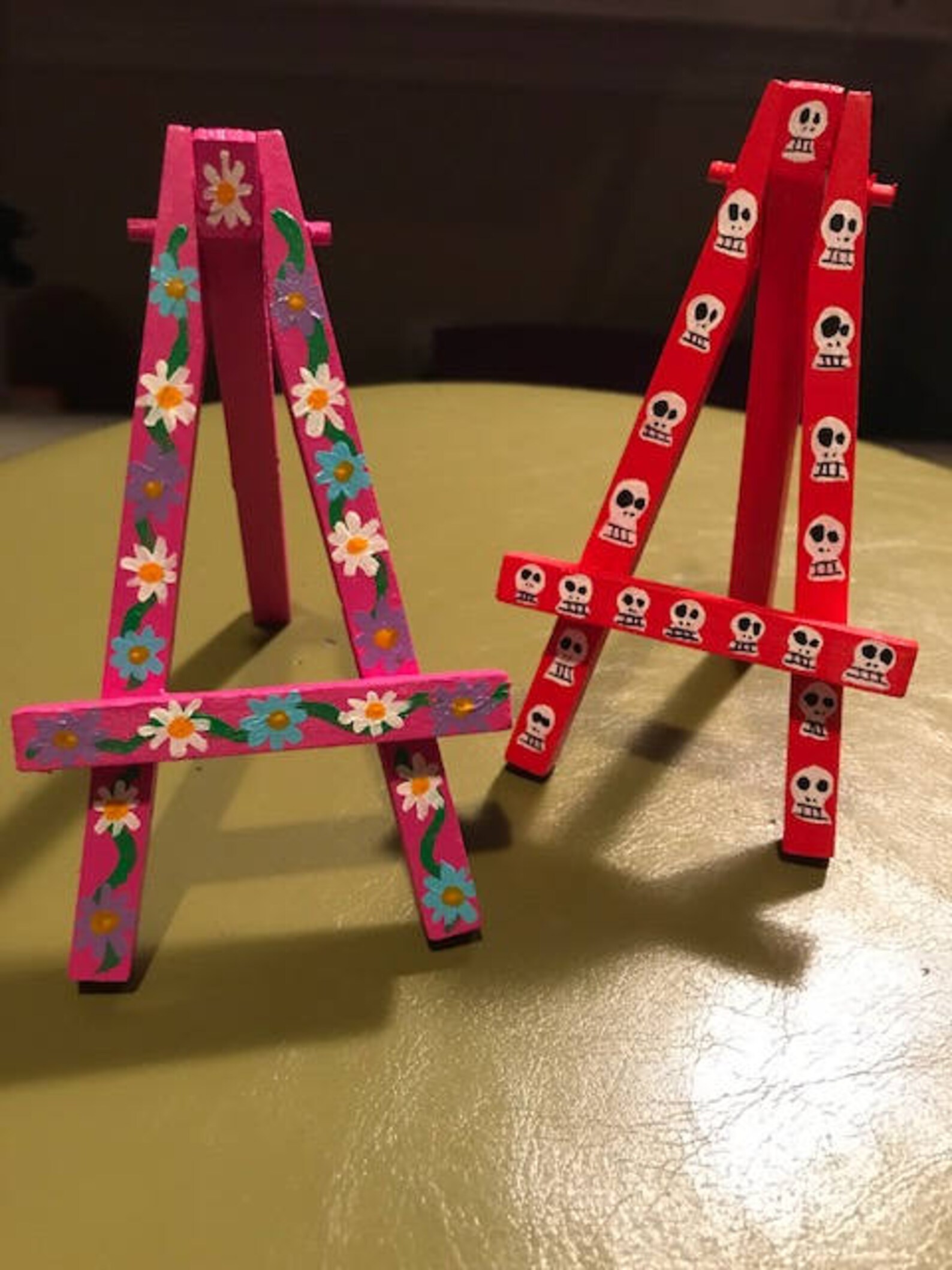 Tiny Handpainted Easels Etsy