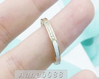 2019 Pre Spring Release Shine Collection 18K Gold Overlay Sterling Silver Shining Wish Rings Women Fine Jewelry