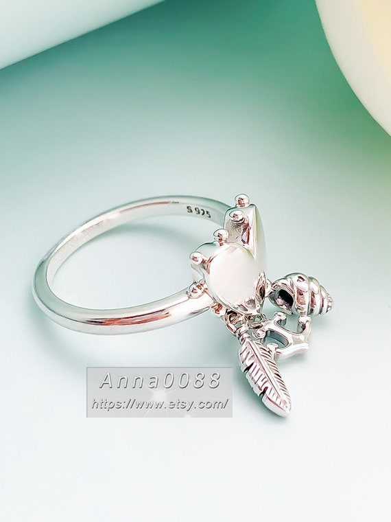 925 Sterling Silver Spiritual Symbols Rings Woman Jewelry Size 50,52,54,56,58MM