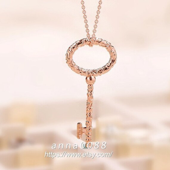 Rose Gold Rose™ Regal Key Necklace 