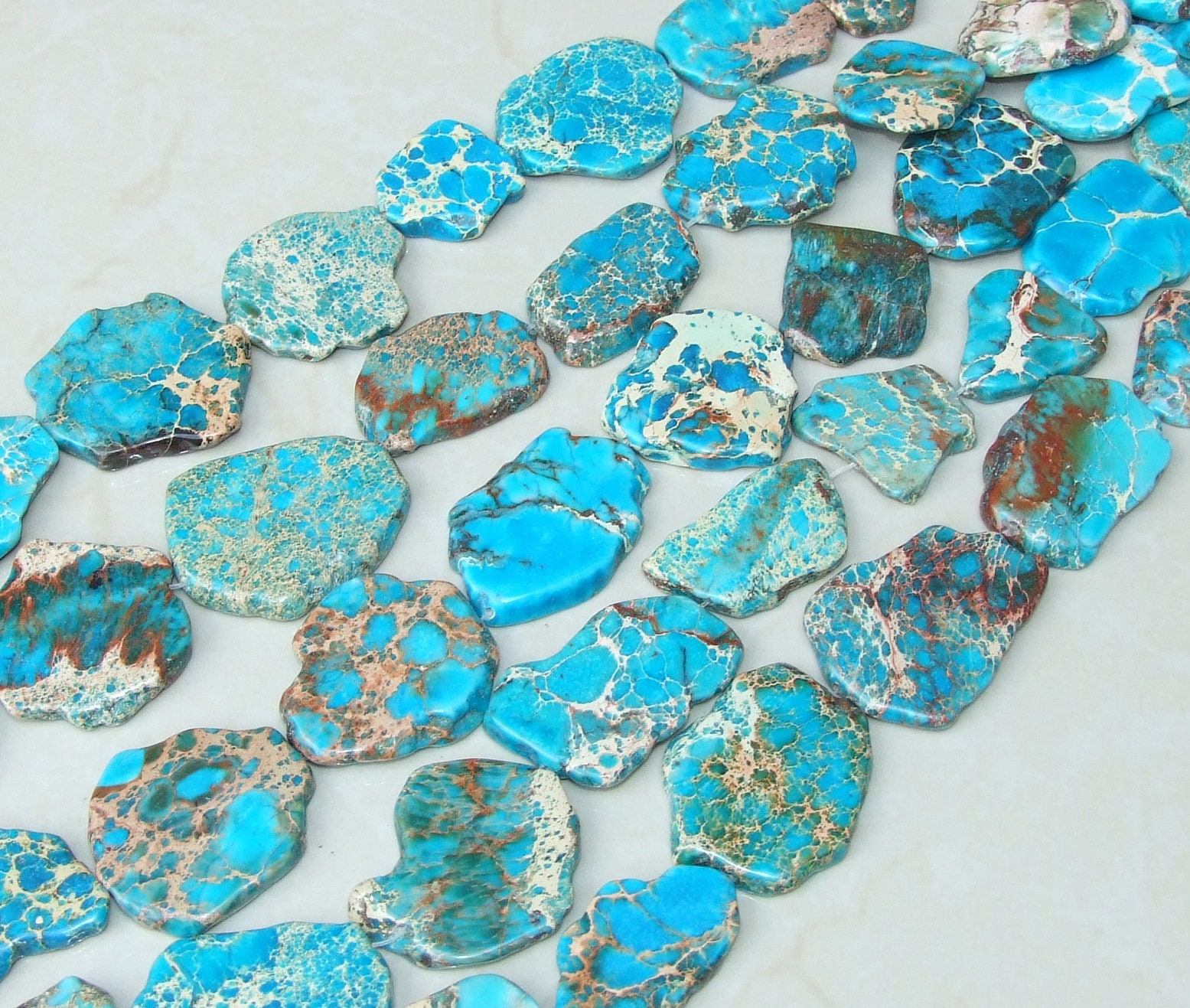 Light Blue Impression Jasper Imperial Jasper Jasper Stones Etsy