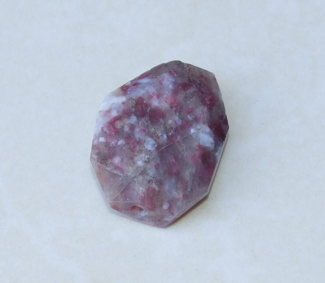 Red Tourmaline Stone Loose, Natural Faceted Gems, Red Tourmaline Bead