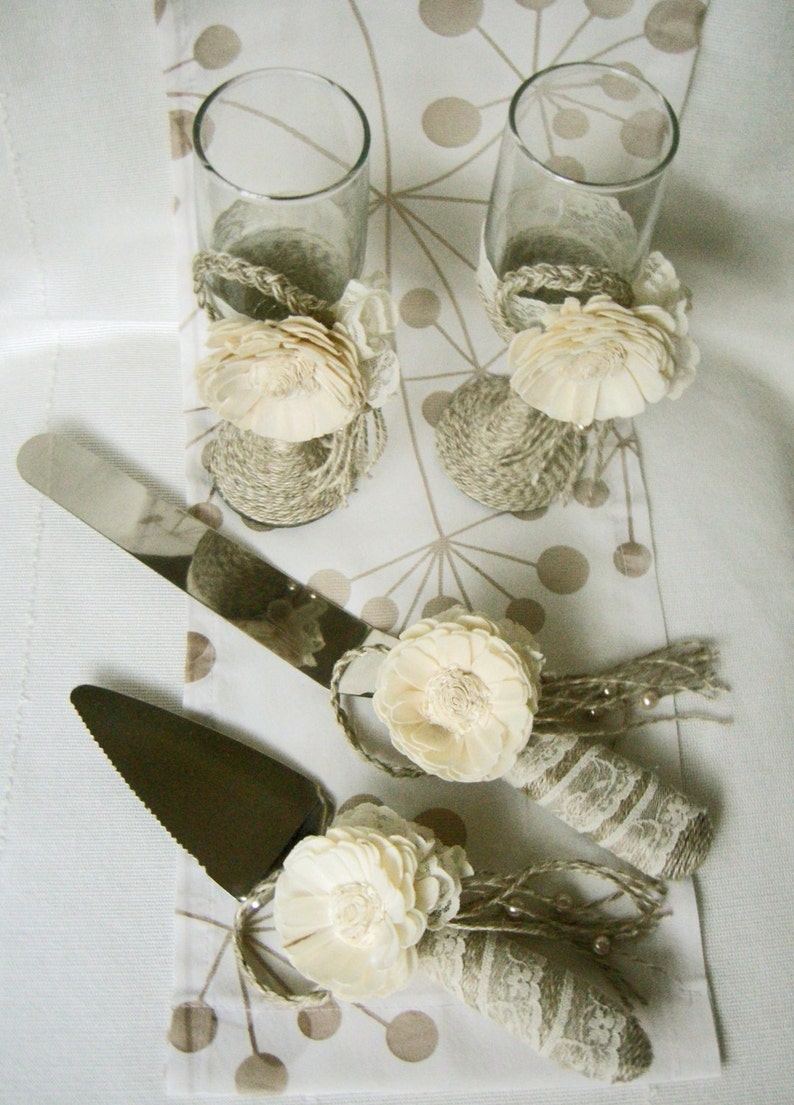 Rustic Wedding Champagne Glasses / Country Barn Wedding Wine Etsy