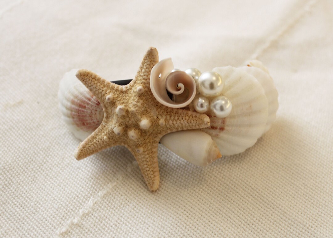 Seashell Hair Clip Hair Accessory Beach Wedding Seashell Etsy