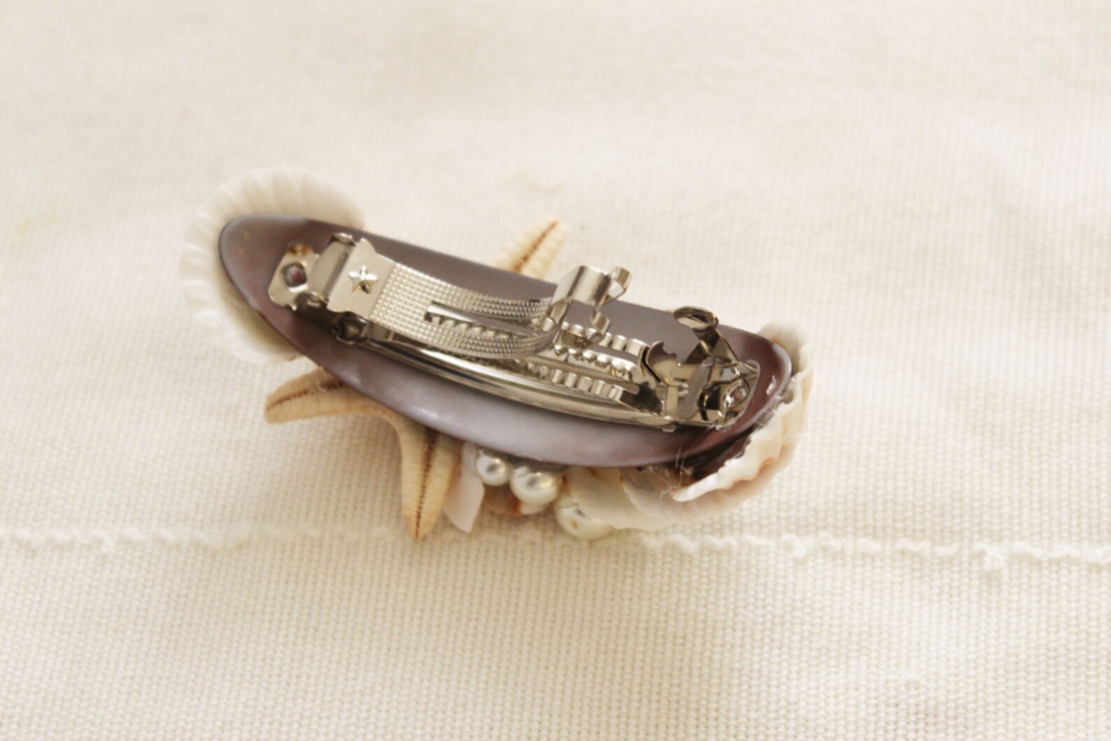 Seashell Hair Clip Hair Accessory Beach Wedding Seashell Etsy