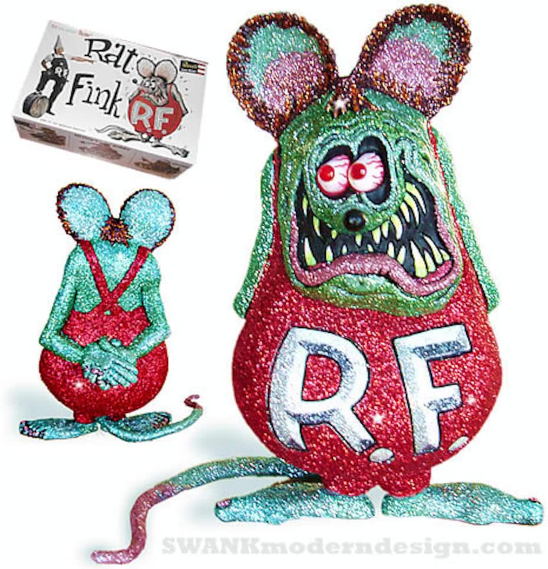 Custom Detailed Vintage Rat Fink Revell Monster Kit Model - Etsy Custom Detailed Vintage Rat Fink Revell Monster Kit Model - Etsy