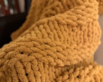 Chunky Knit Blanket