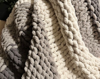 Chunky Knit  Blanket