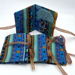 Pocket Prayer Quilt,  Pocket Prayer Quilt Gift, Pocket Prayer Quilt Mini Card, Fabric Mini Card