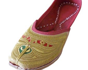 golden colour shoes for ladies