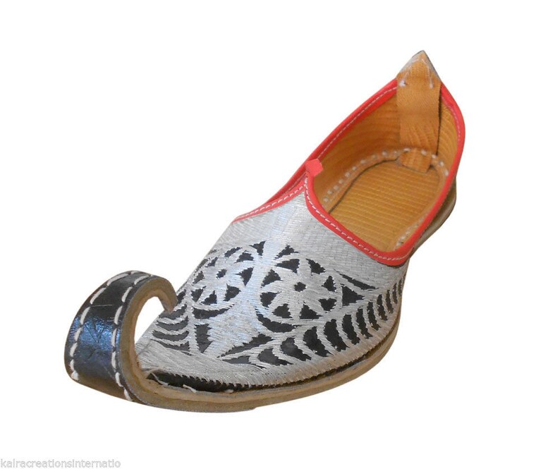 Men Shoes Indian Handmade Leather Rajasthani Black Men Shoes Indian Handmade Leather Rajasthani Black