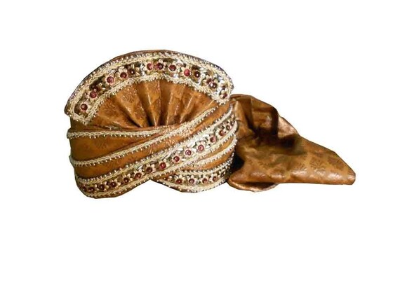 Men Hat Indian Turban Traditional Sherwani Safa Handmade New Top Hat Pagri Pag