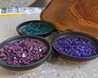 Craft glass -3 colour pack - Purple, Jade & Mallow