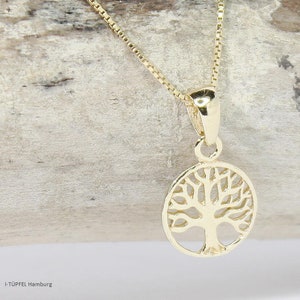 Necklace, Tree of Life, gilded image 2