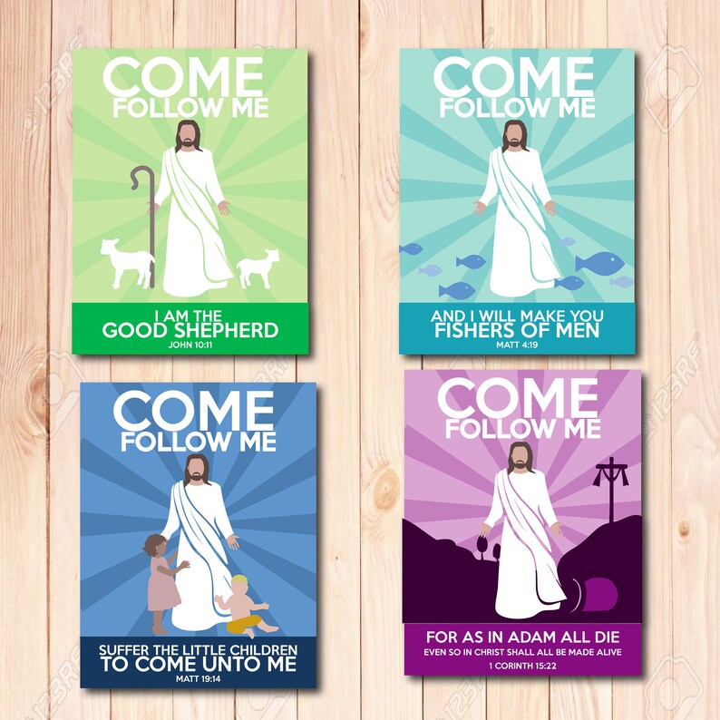Printable Come Follow Me New Testament LDS Primary Etsy