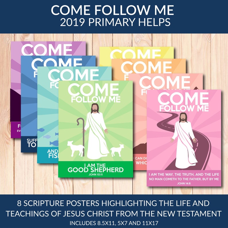 Printable Come Follow Me New Testament LDS Primary Etsy