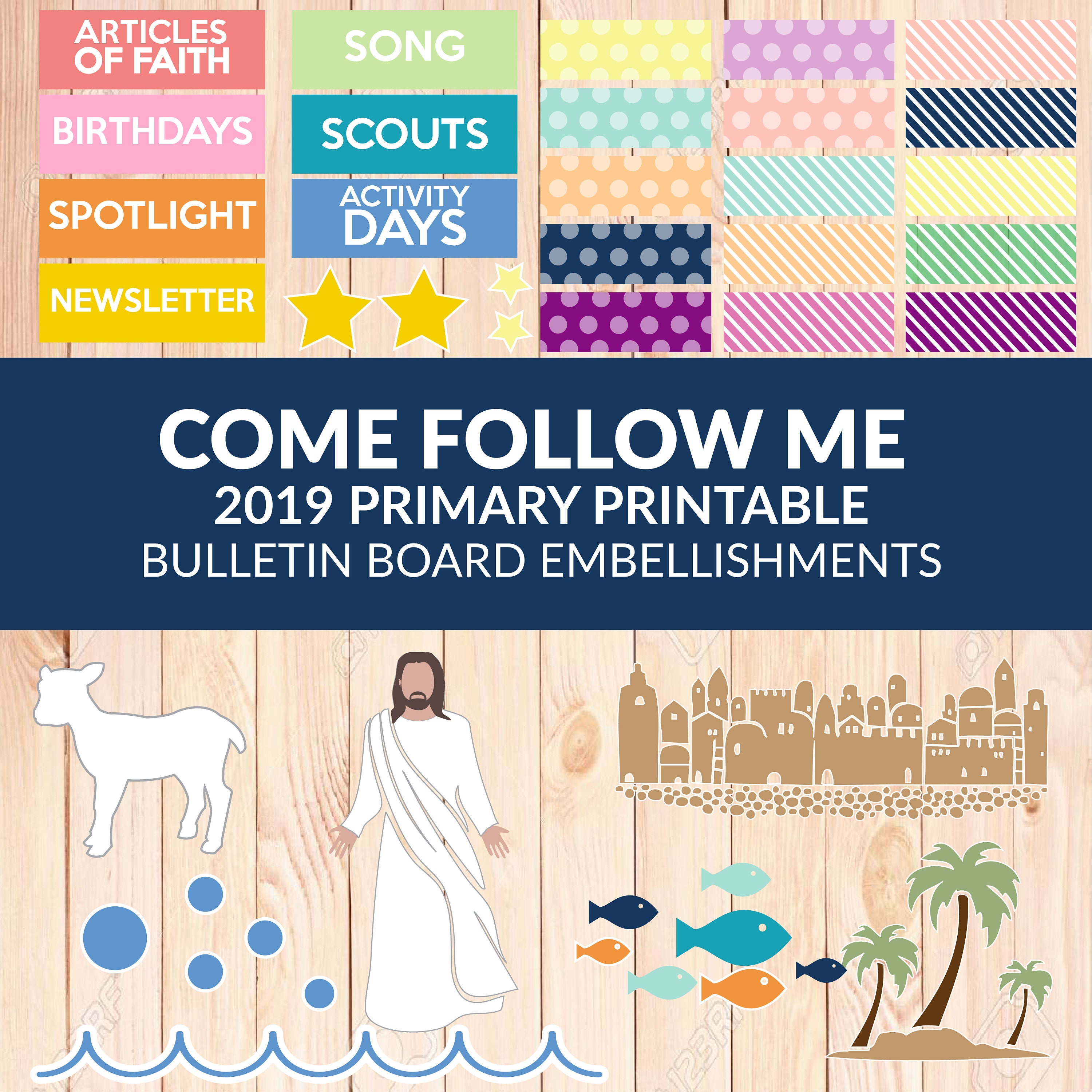 Printable Come Follow Me New Testament LDS Primary Etsy