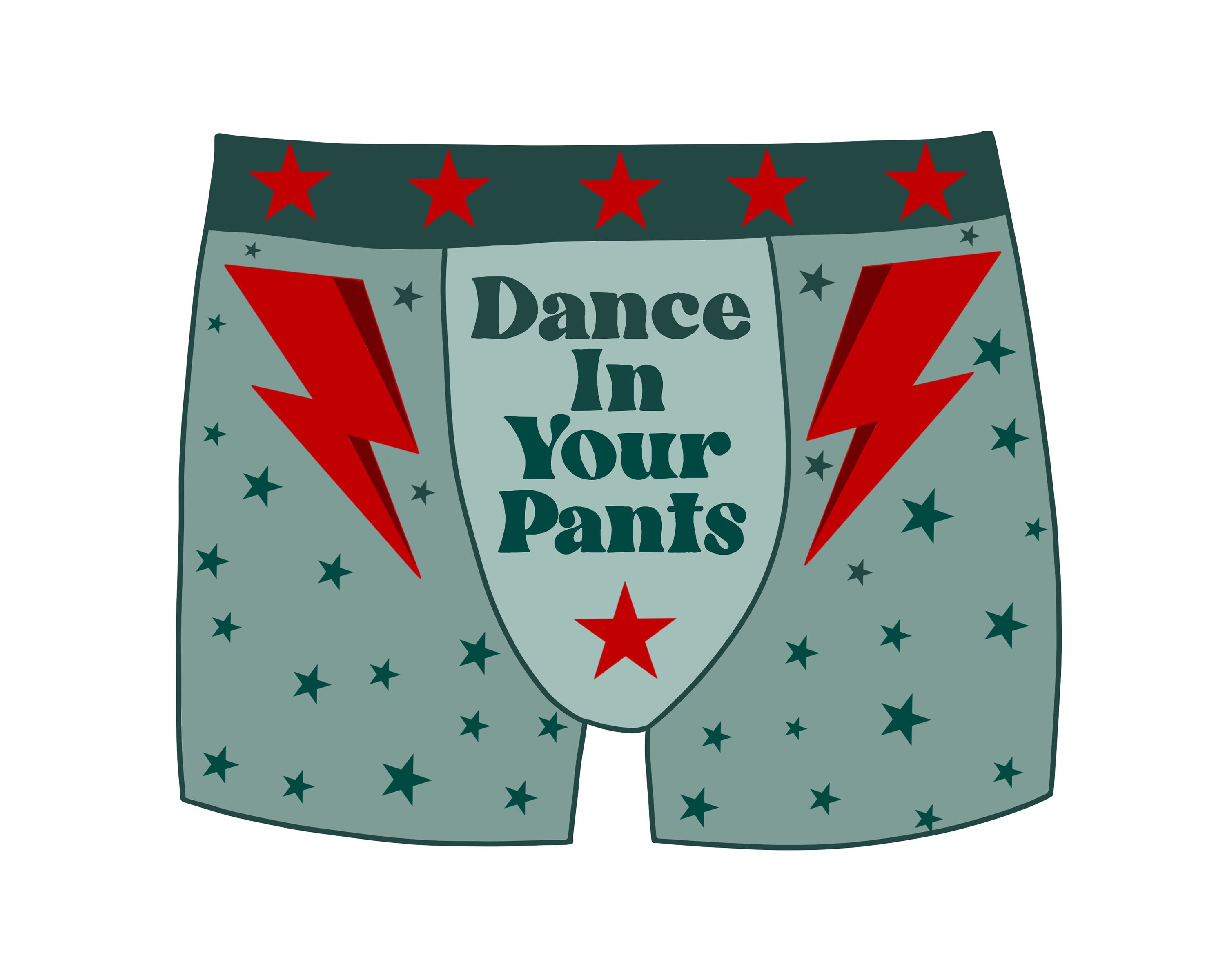 Dance in Your Pants Stickers Knickers Sticker Funny Etsy